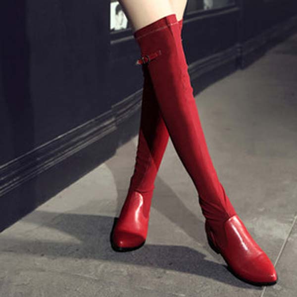 combat thigh high boots